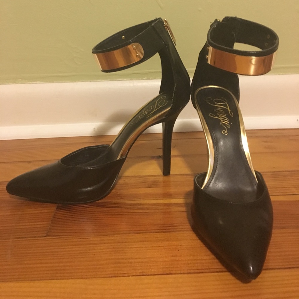 Fergie Ankle Strap Pumps